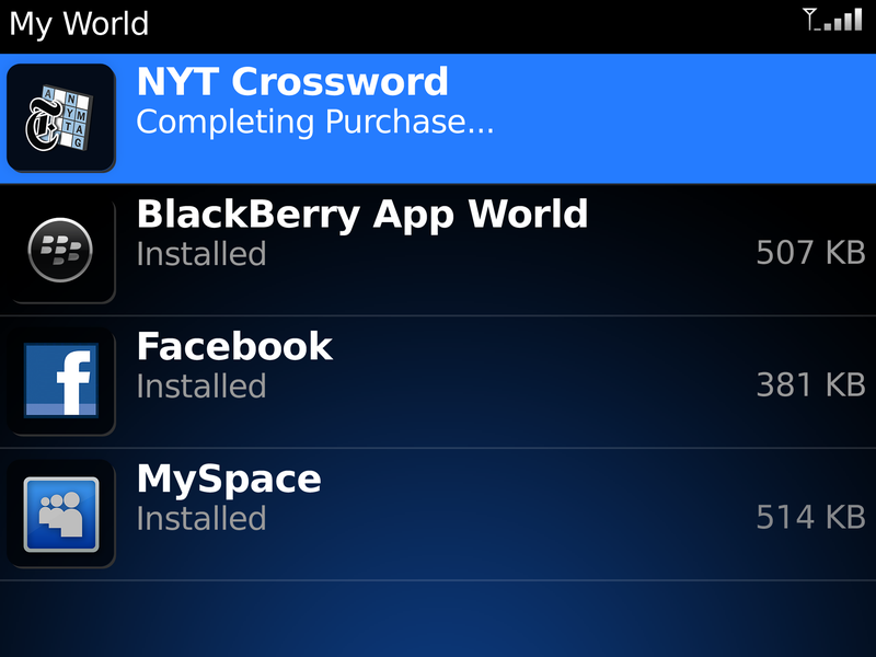 Illustration for article titled BlackBerry App World Tour and Impressions